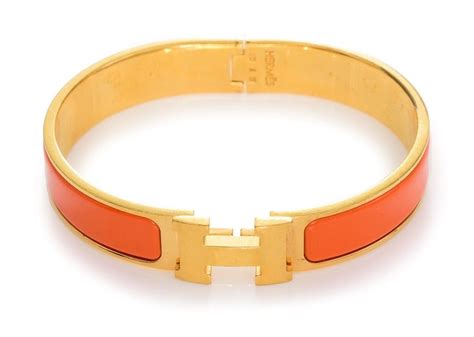 hermes bangle h|Hermes enamel bangle.